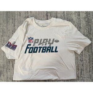 Nike Men's NFL Football Superbowl 2024 LVIII White Short Sleeve T-Shirt -Size S